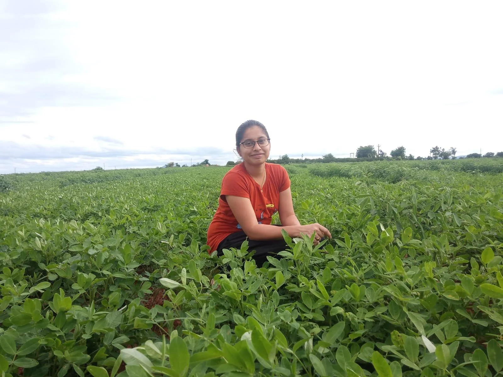 In our groundnut fields near Namaala village