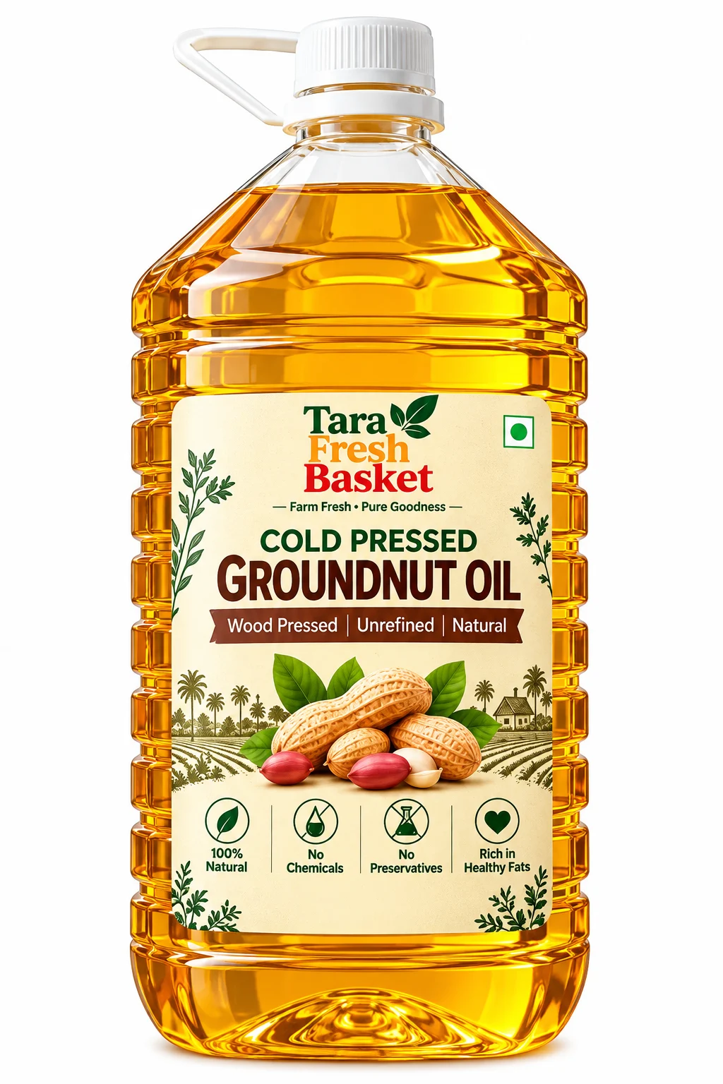 Tara Fresh Basket Cold Pressed Groundnut Oil